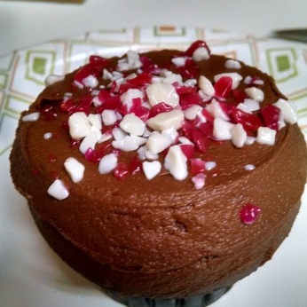 Peppermint Chocolate Cupcake